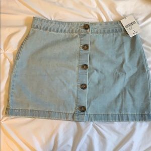 NWT Light Denim Forever 21 Skirt